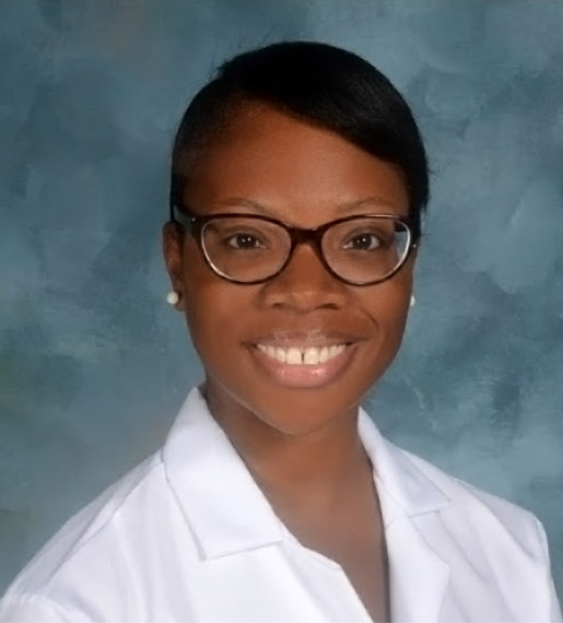 Headshot of Shonte Fraser-Damas, M.D., MHMS, M.B.A.